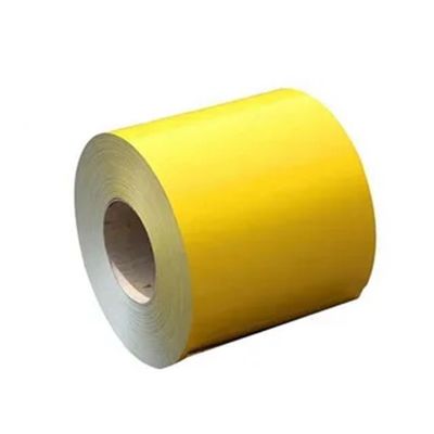 노란 RAL 색 코팅강 코일 0.12mm-3mm 기채색 Gi 강철 코일