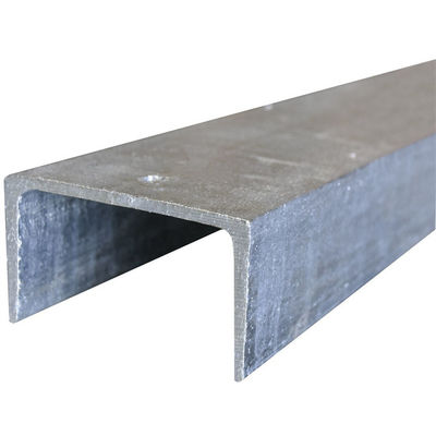 아연 피막과 3-12mm 두께 홈형 강 보 ASTM A36 채널 철재